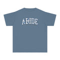 Youth Tee — 'ABIDE' Floral Graphic T-Shirt