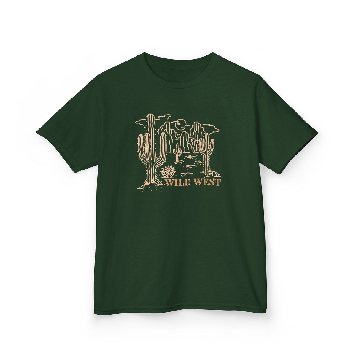 Kids Tee - Wild West Desert Cactus Graphic ("Wild West")
