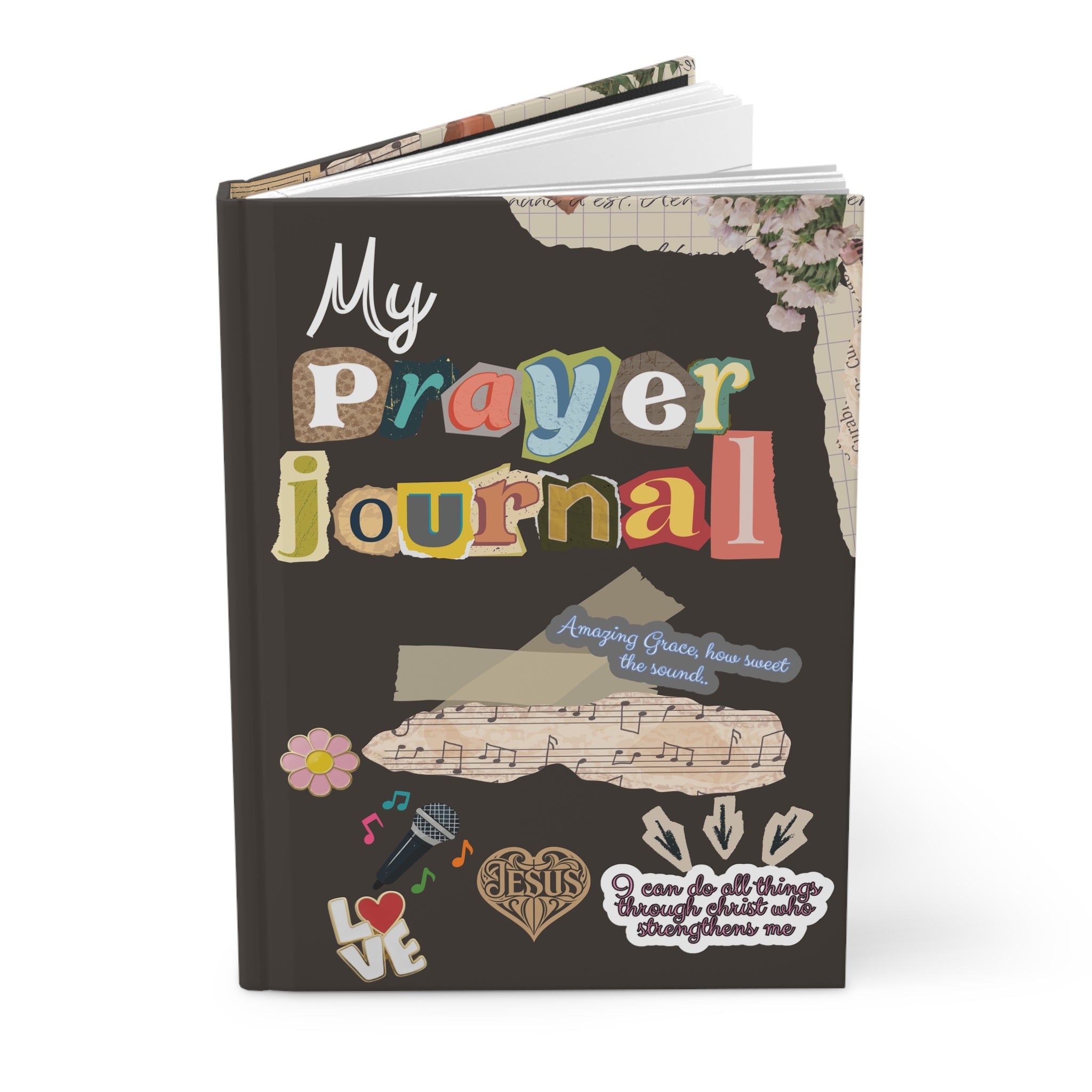 My Prayer Journal Hardcover | Scrapbook Style Christian Devotional for Teens & Kids