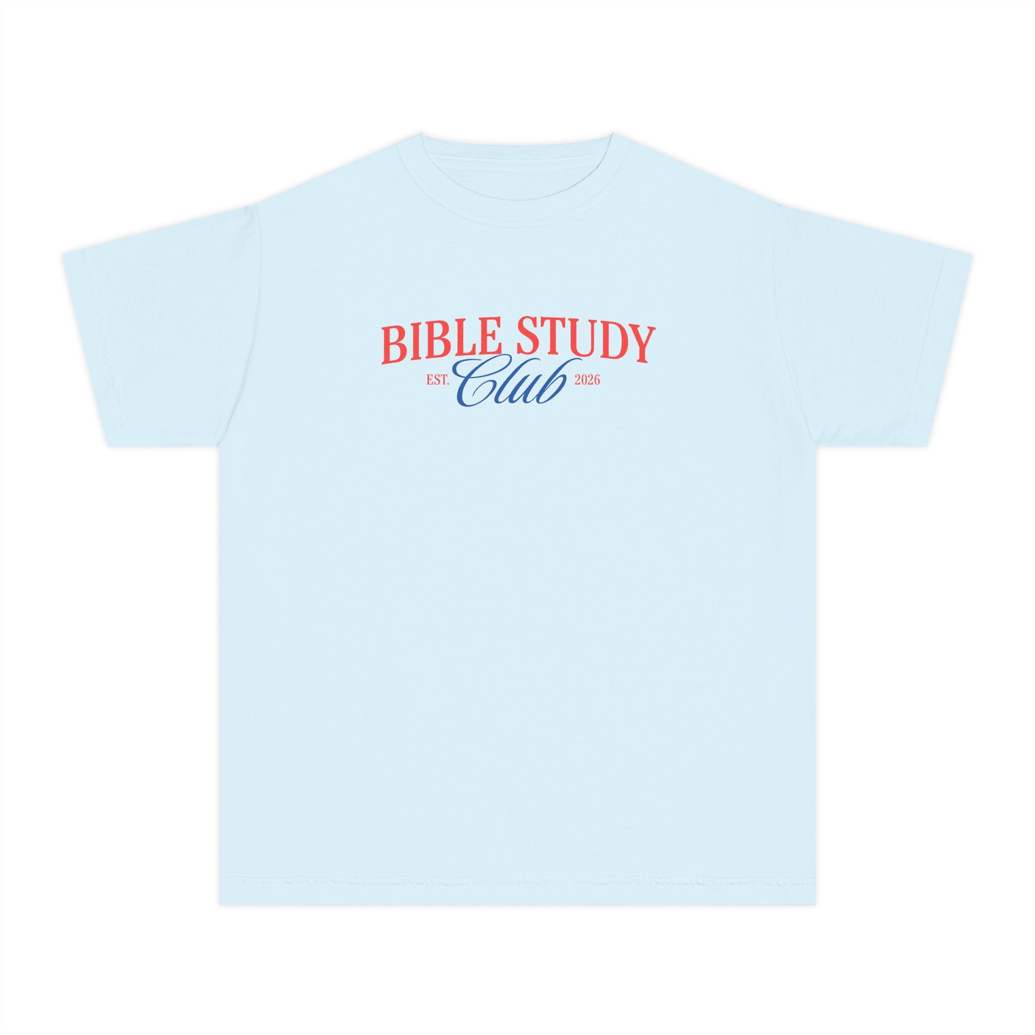 Bible Study Club Youth Tee —  Christian Youth Shirt