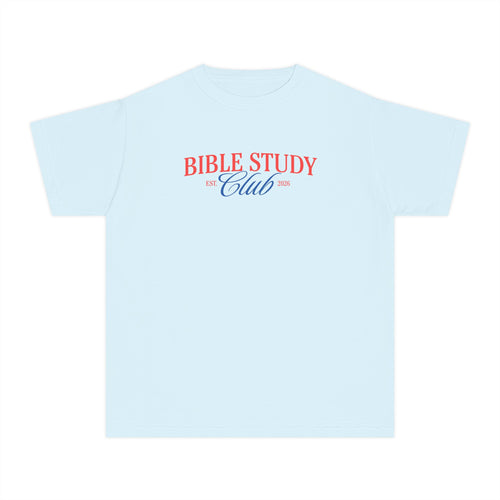 Bible Study Club Youth Tee —  Christian Youth Shirt