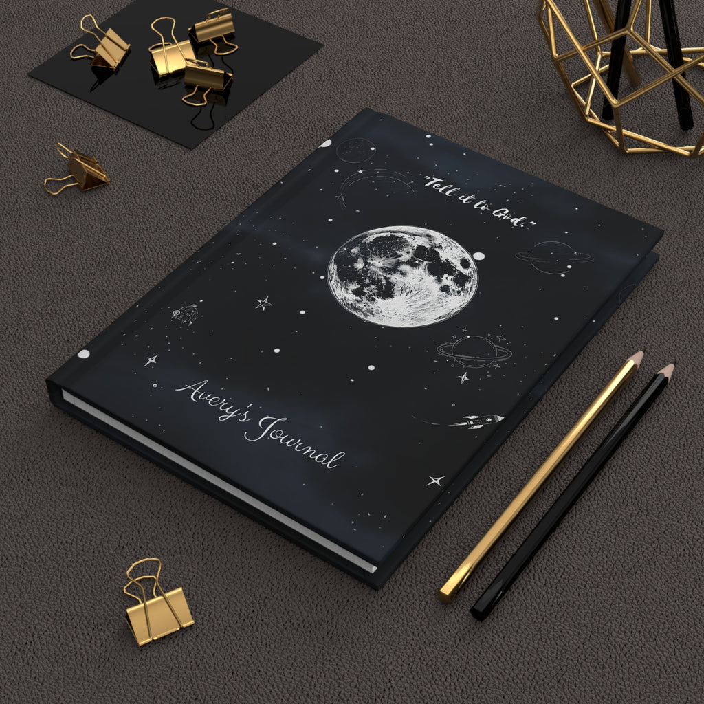 Moonlight Prayer Journal — "Tell it to God" Hardcover Journal