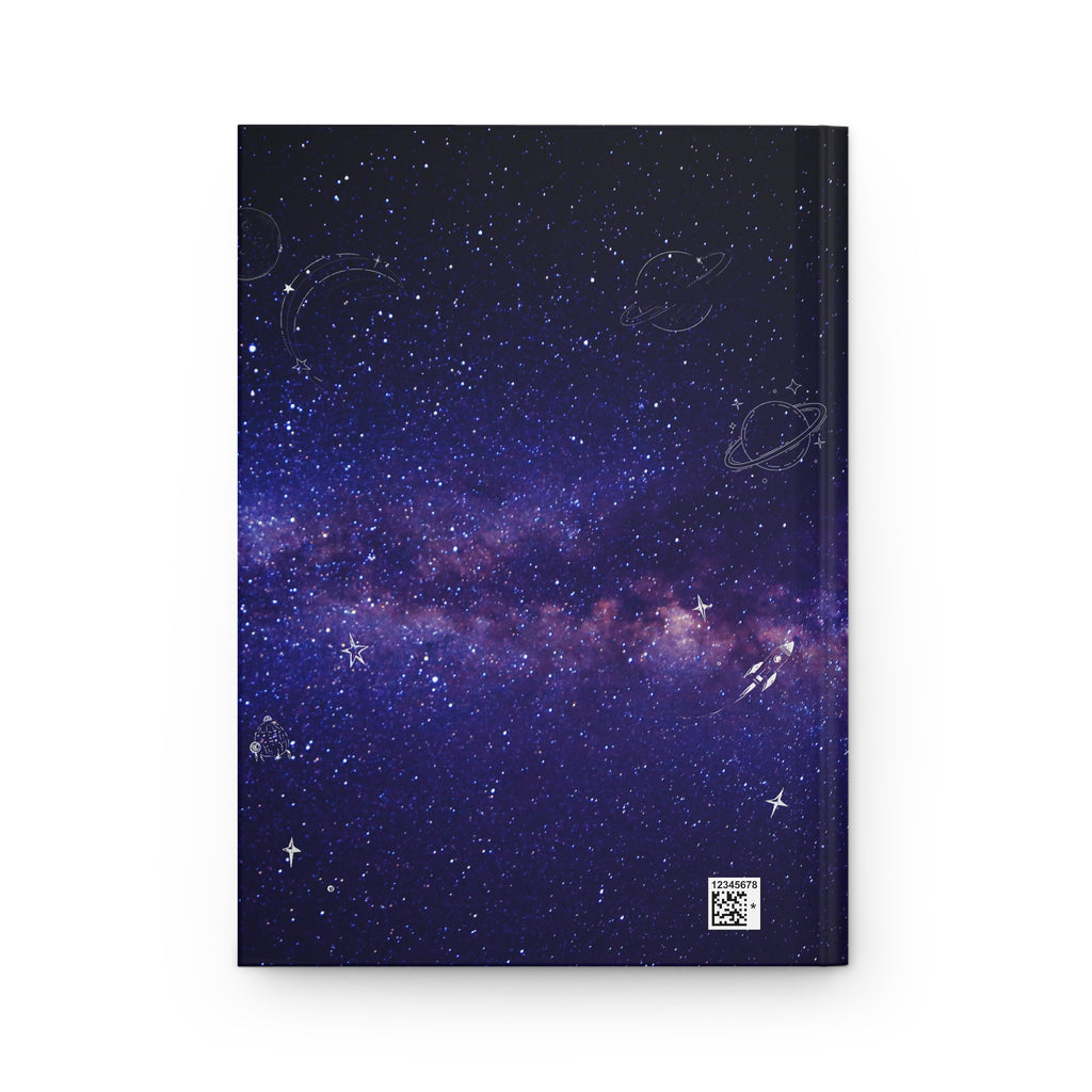 "Tell it to God" Personalized Prayer Diary- Purple Nebula Hardcover Journal