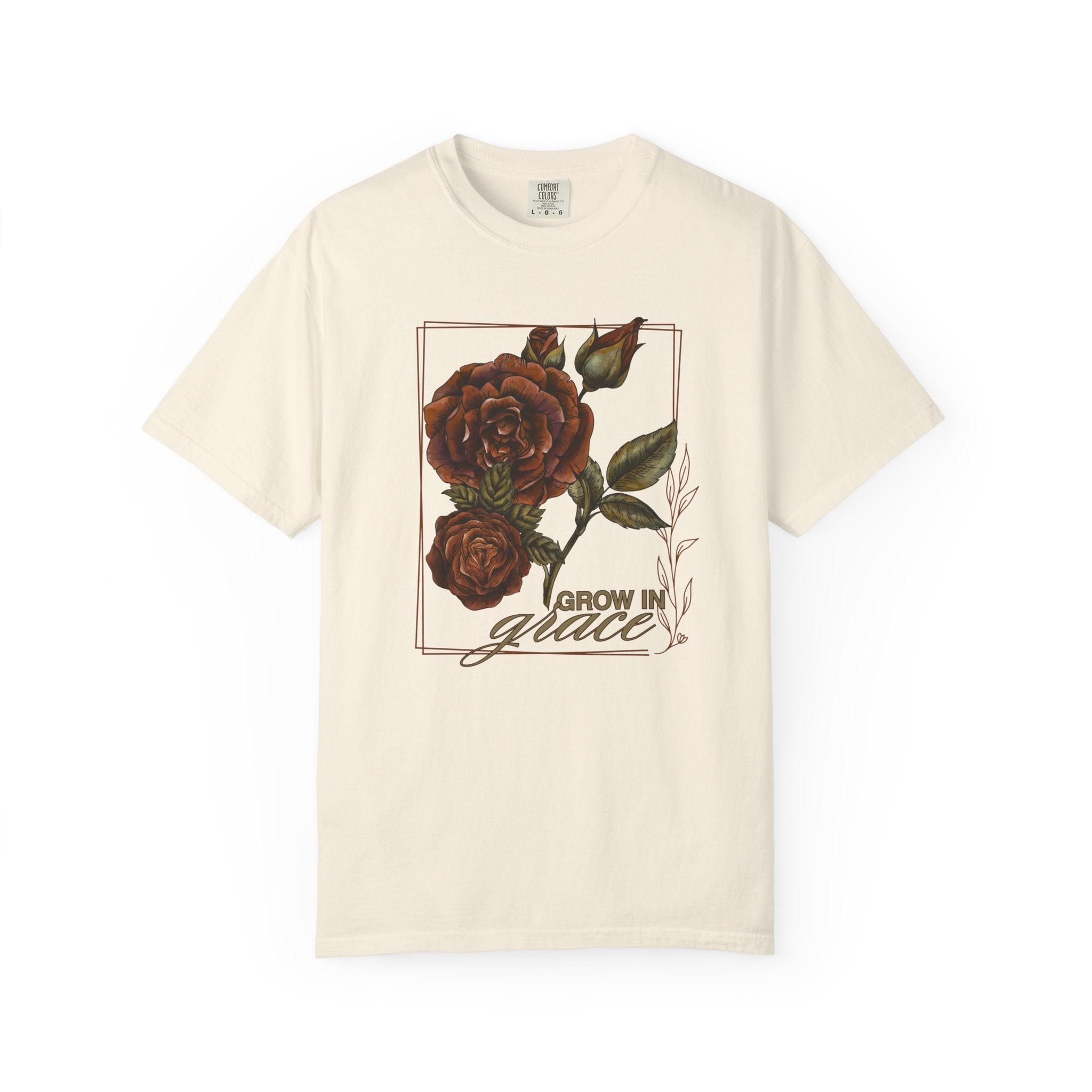 Grow in Grace Vintage Rose Tee