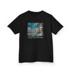 Kids Tee —"He leads me beside the still waters' Quote