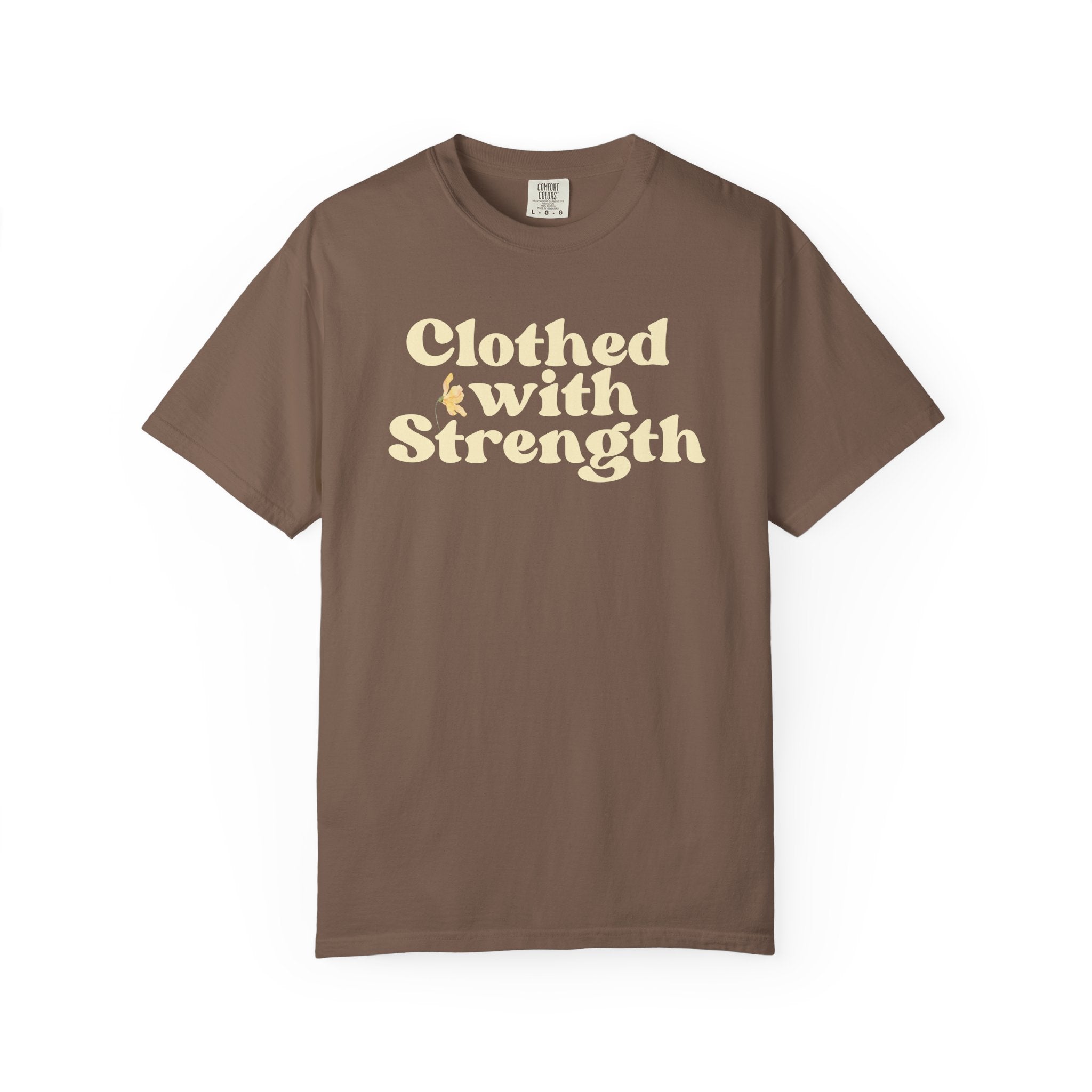 Clothed With Strength Vintage Graphic T-Shirt