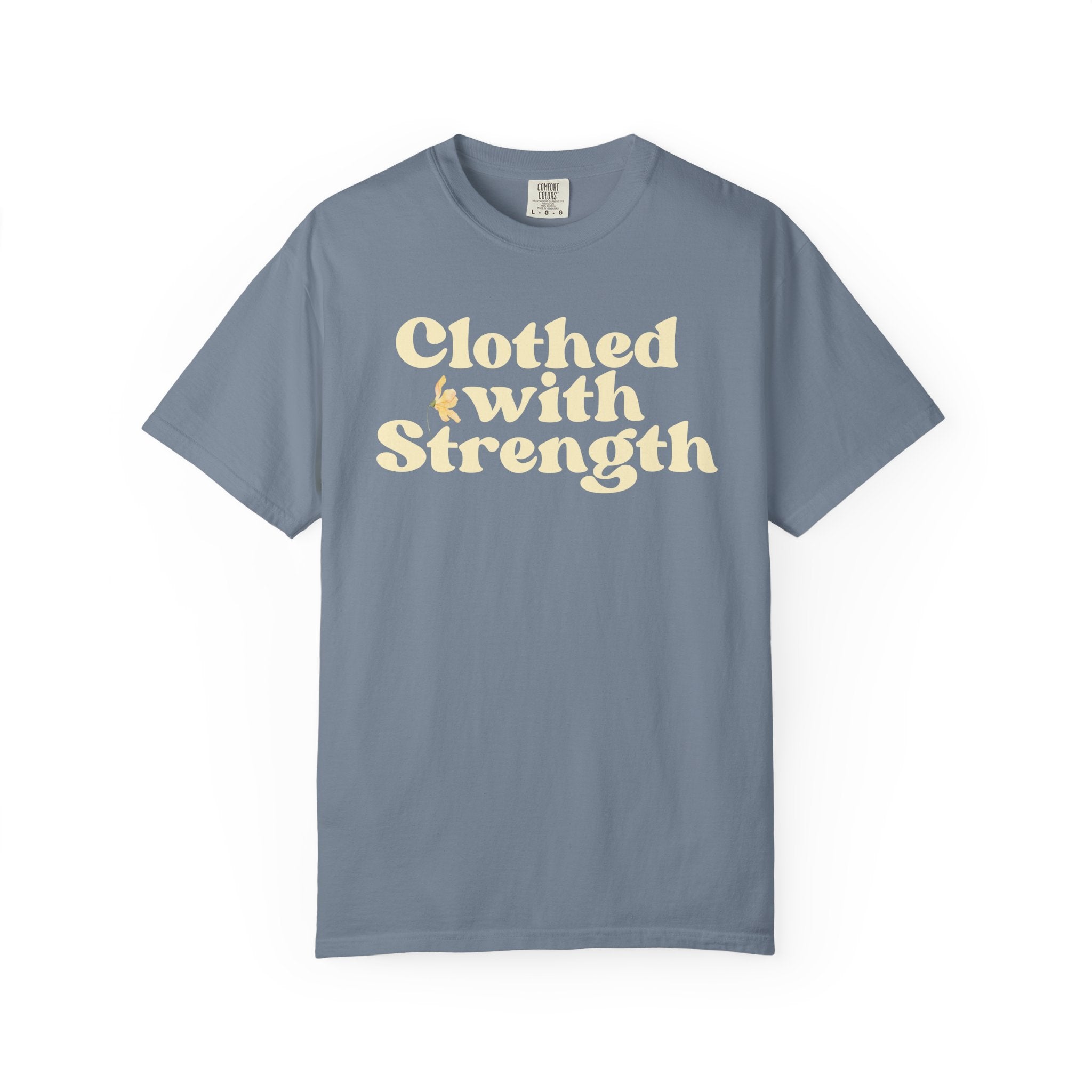 Clothed With Strength Vintage Graphic T-Shirt