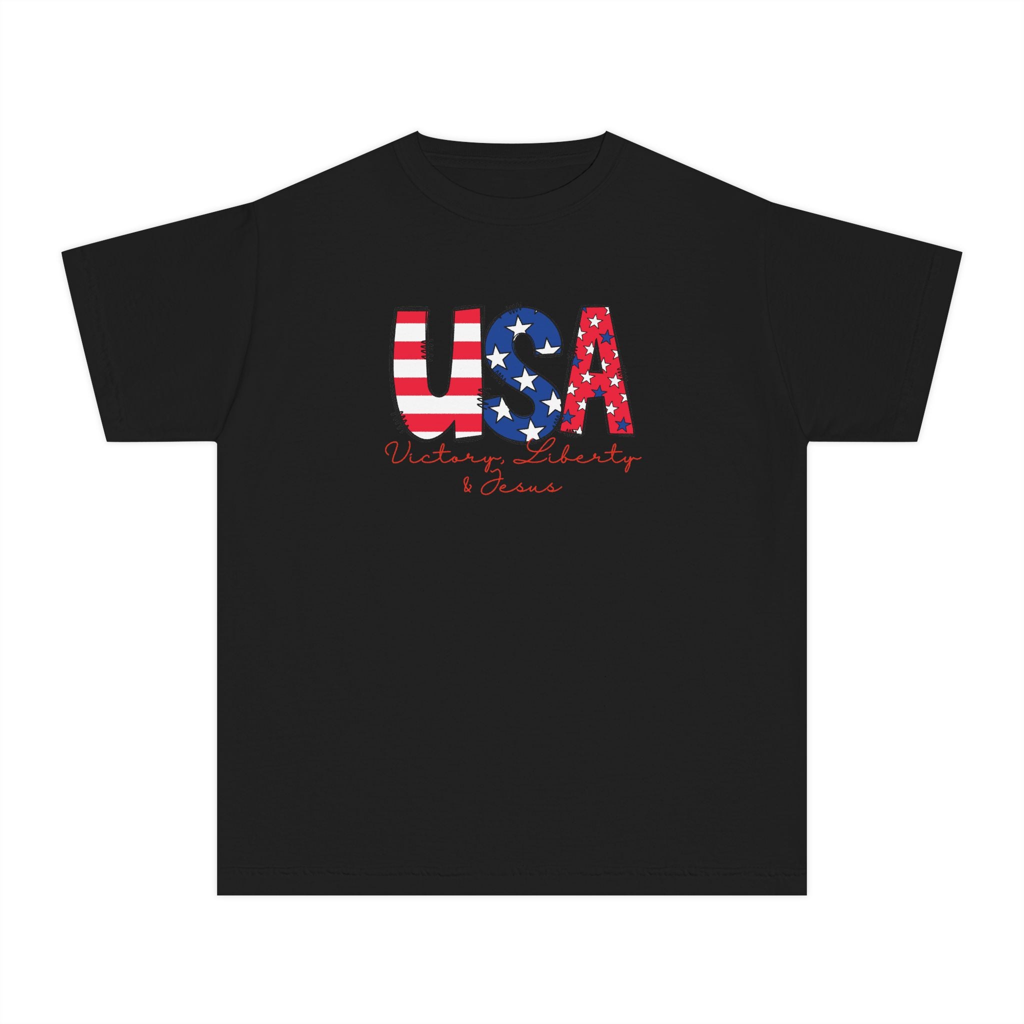 USA Patriotic Fourth of July Kids Shirt