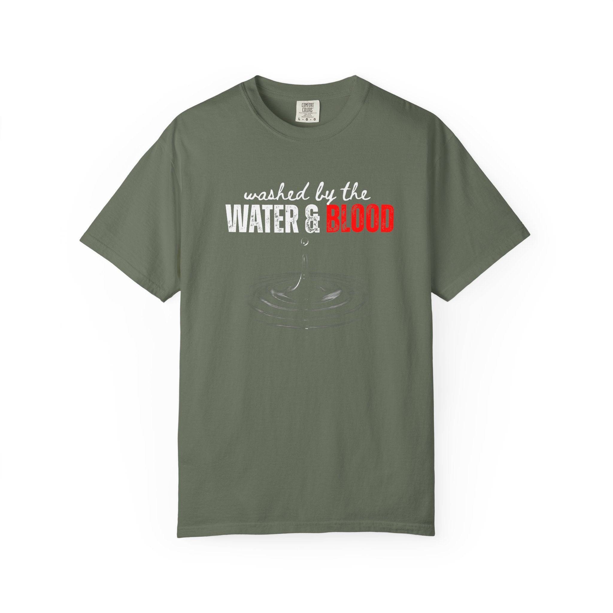 Washed by the Water & Blood Christian T-Shirt
