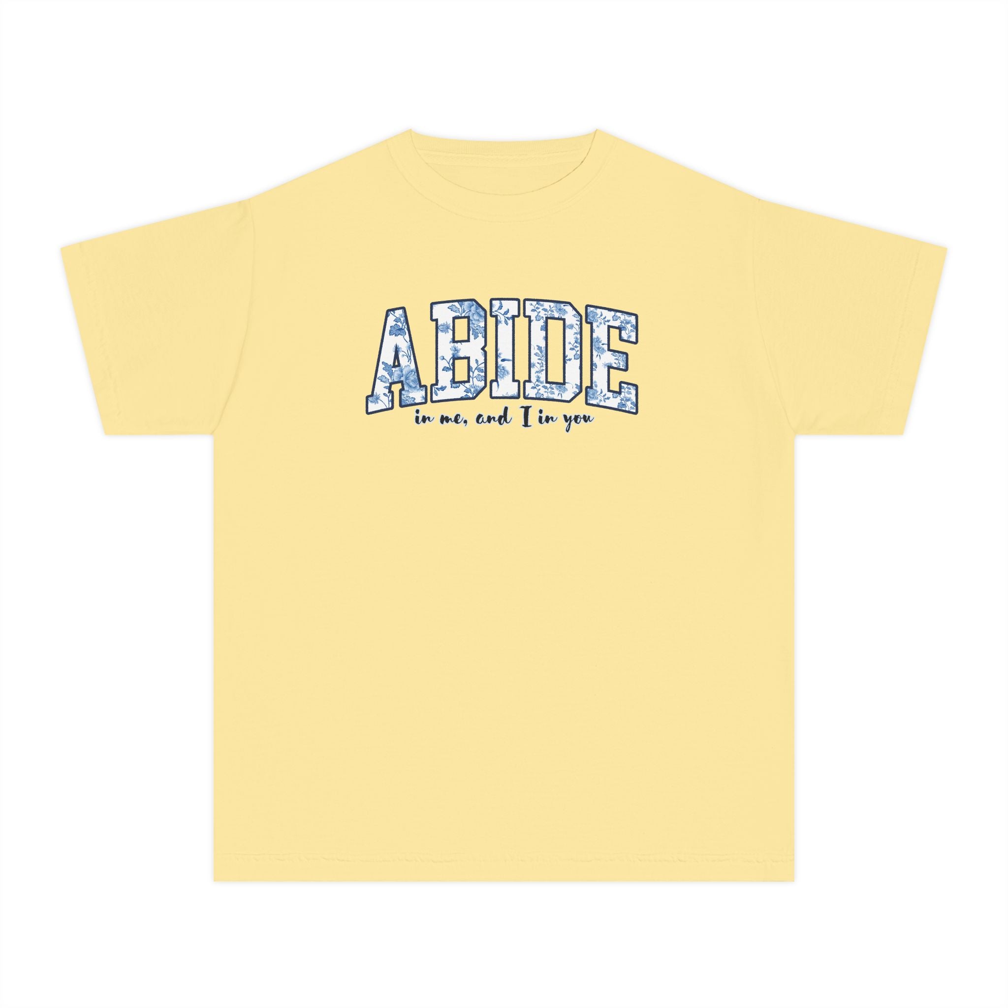 Youth Tee — "ABIDE" chinoiserie Kids Shirt
