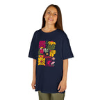 Kids Tee — "He Is Risen" Boho Floral Easter Shirt