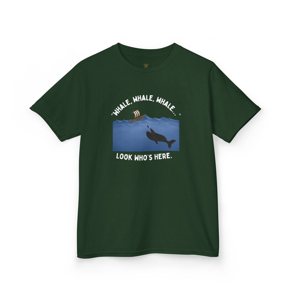 “Whale, Whale, Whale… Look Who’s Here” Funny Jonah Bible Graphic Tee