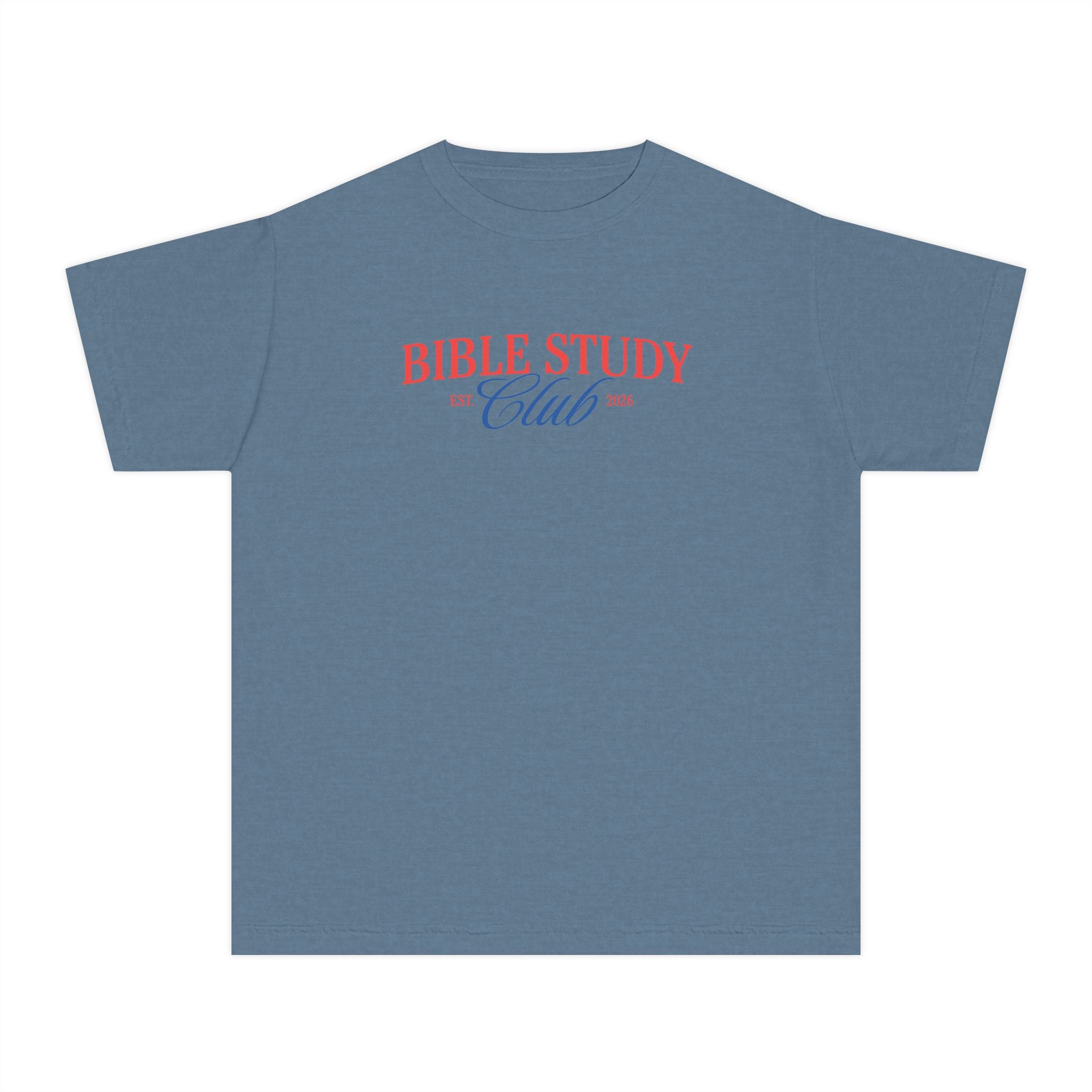 Bible Study Club Youth Tee —  Christian Youth Shirt