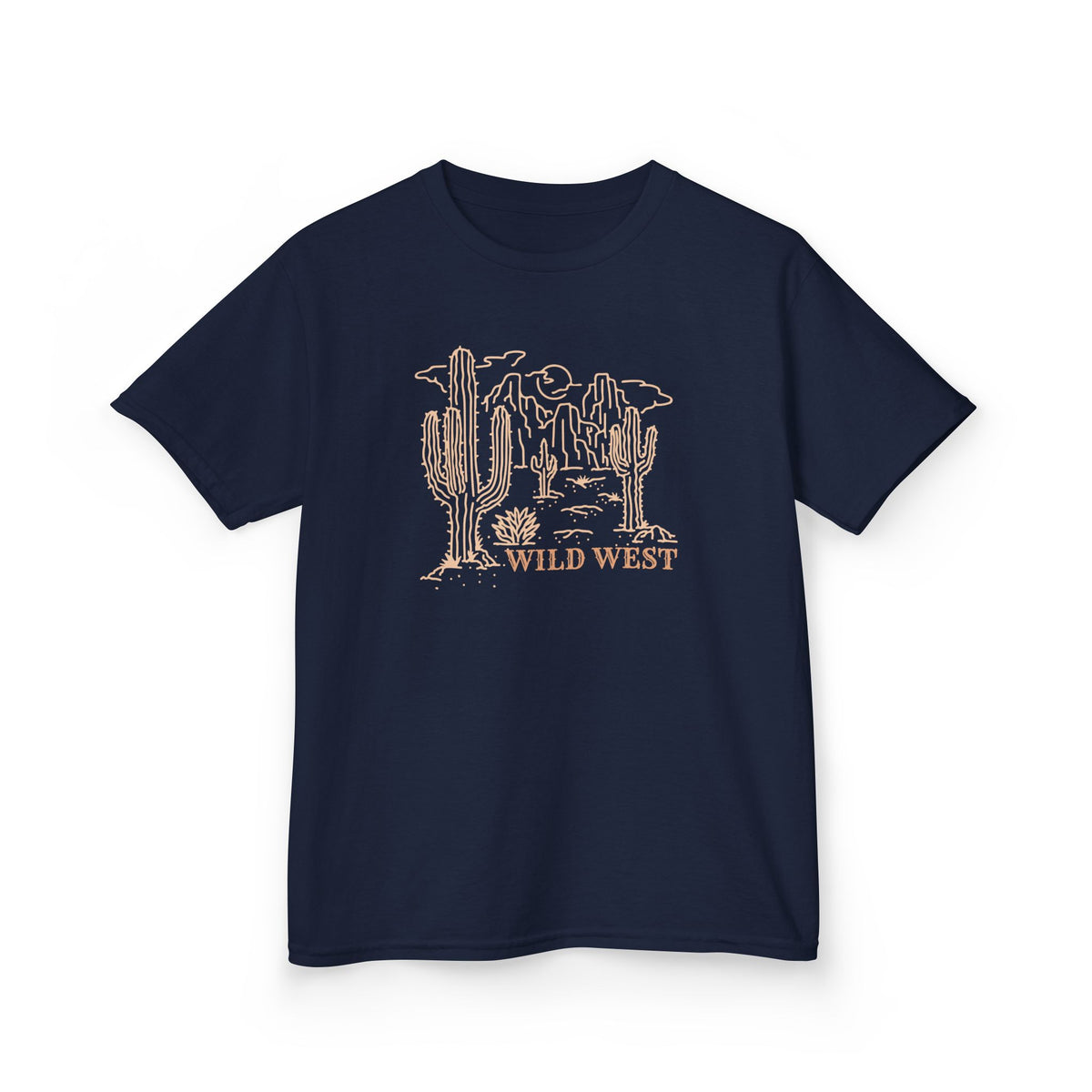 Kids Tee - Wild West Desert Cactus Graphic ("Wild West")