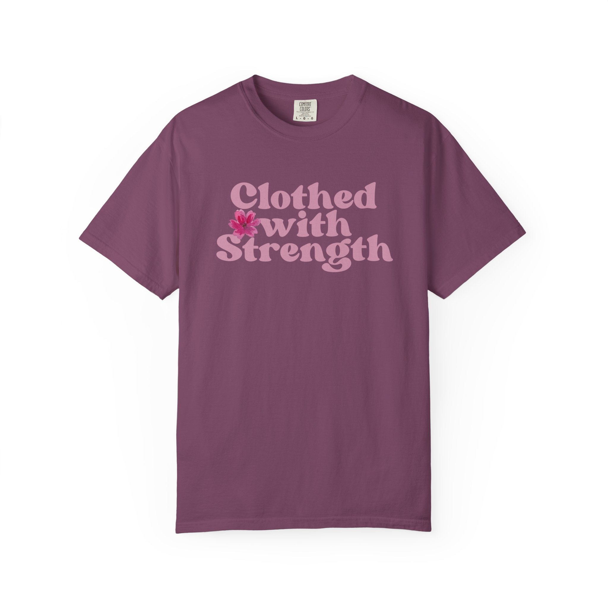 Clothed With Strength Vintage Graphic T-Shirt