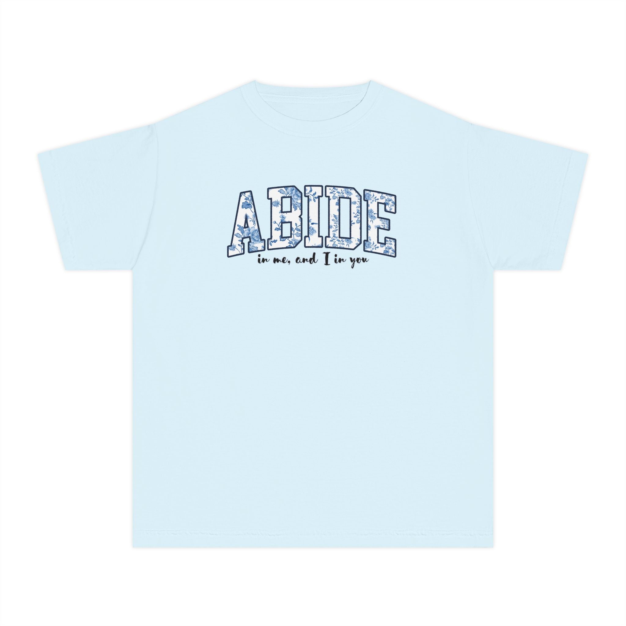 Youth Tee — "ABIDE" chinoiserie Kids Shirt