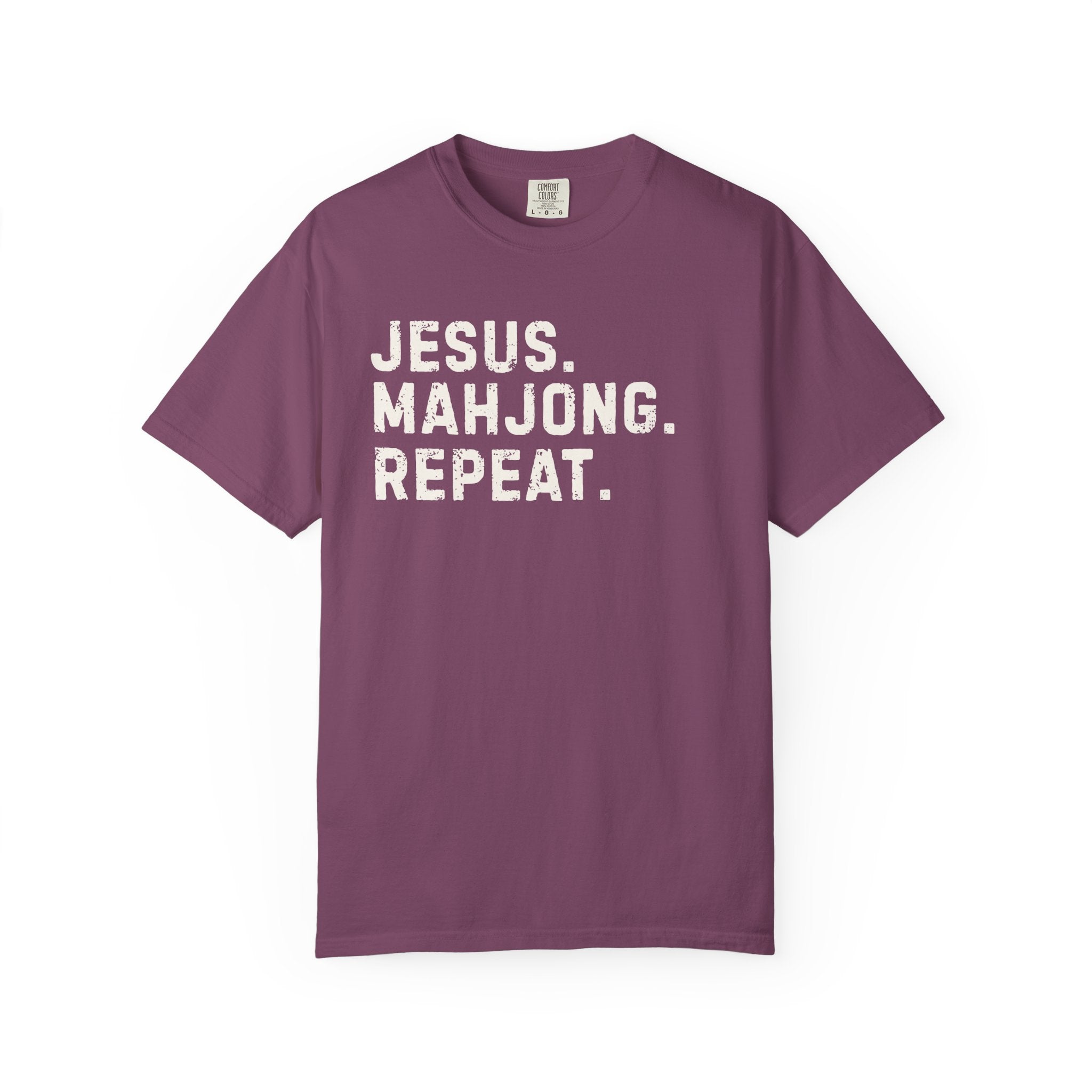 Jesus. Mahjong. Repeat. Tee