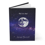 "Tell it to God" Personalized Prayer Diary- Purple Nebula Hardcover Journal