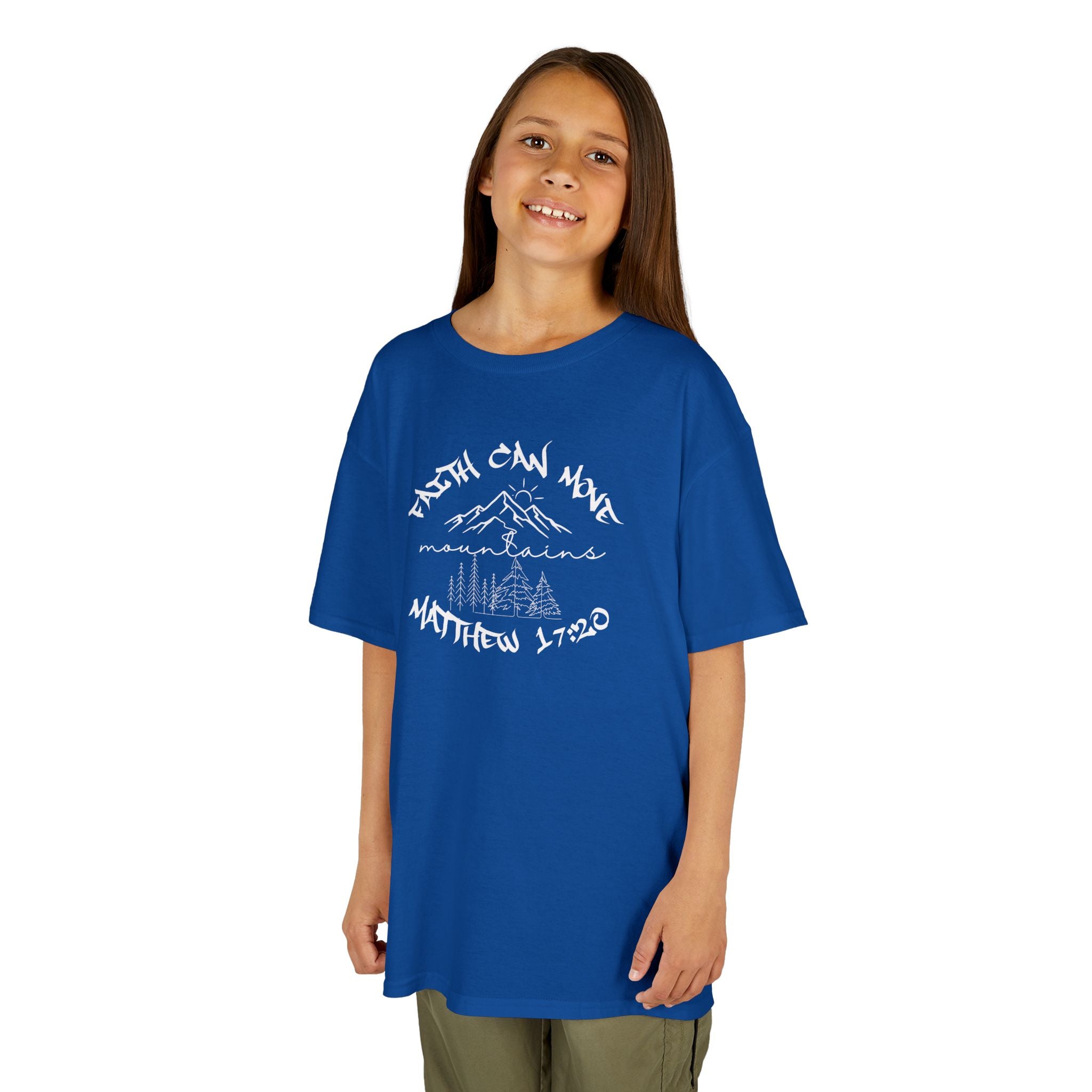 Faith can move mountains" Graphic T-Shirt