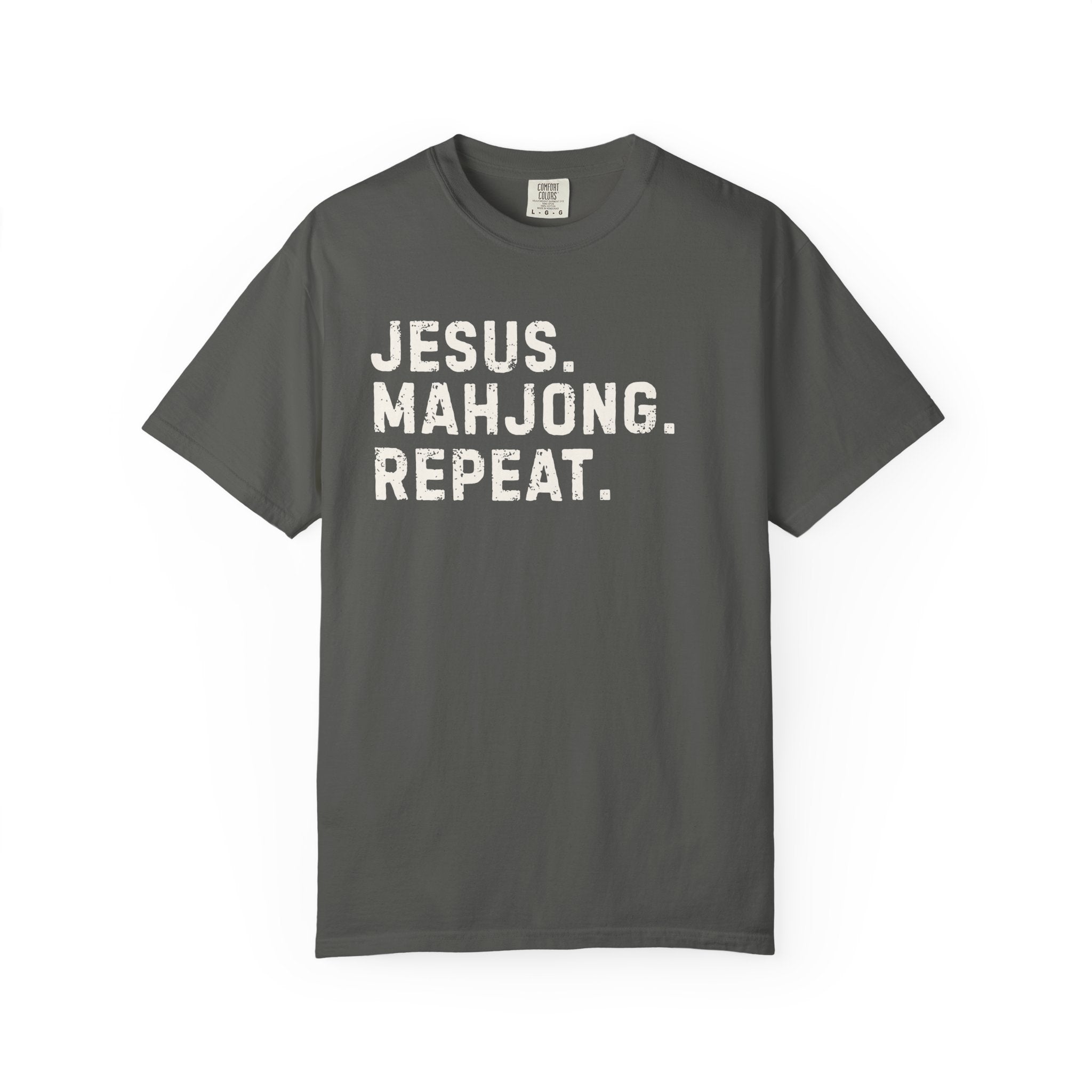 Jesus. Mahjong. Repeat. Tee