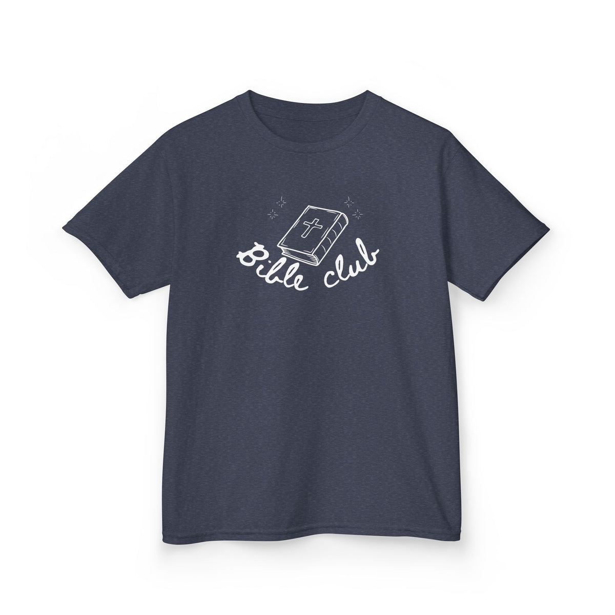 Bible Club Kids Tee — Christian Youth T-Shirt with Bible Graphic