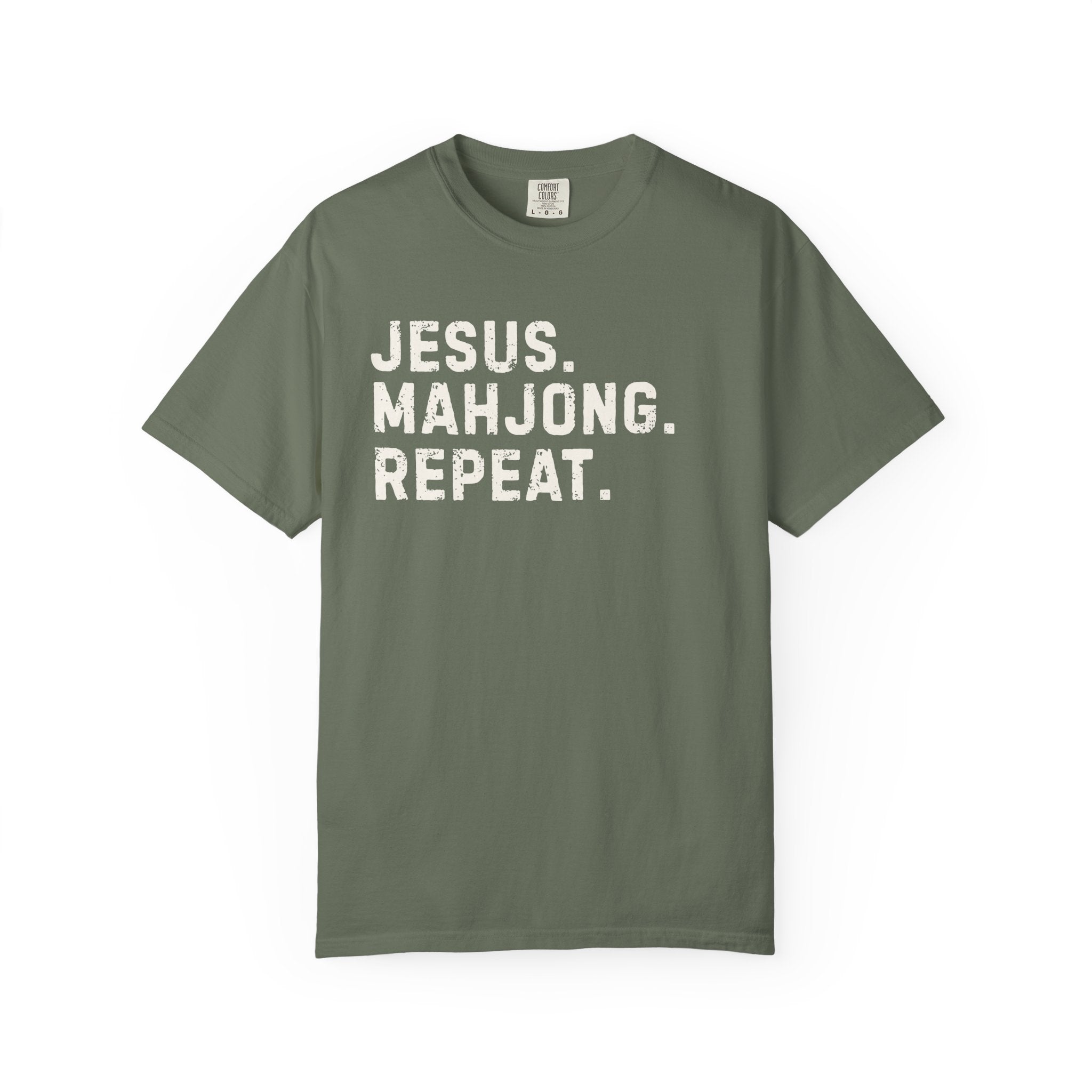 Jesus. Mahjong. Repeat. Tee