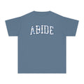 Youth Tee — 'ABIDE' Floral Graphic T-Shirt