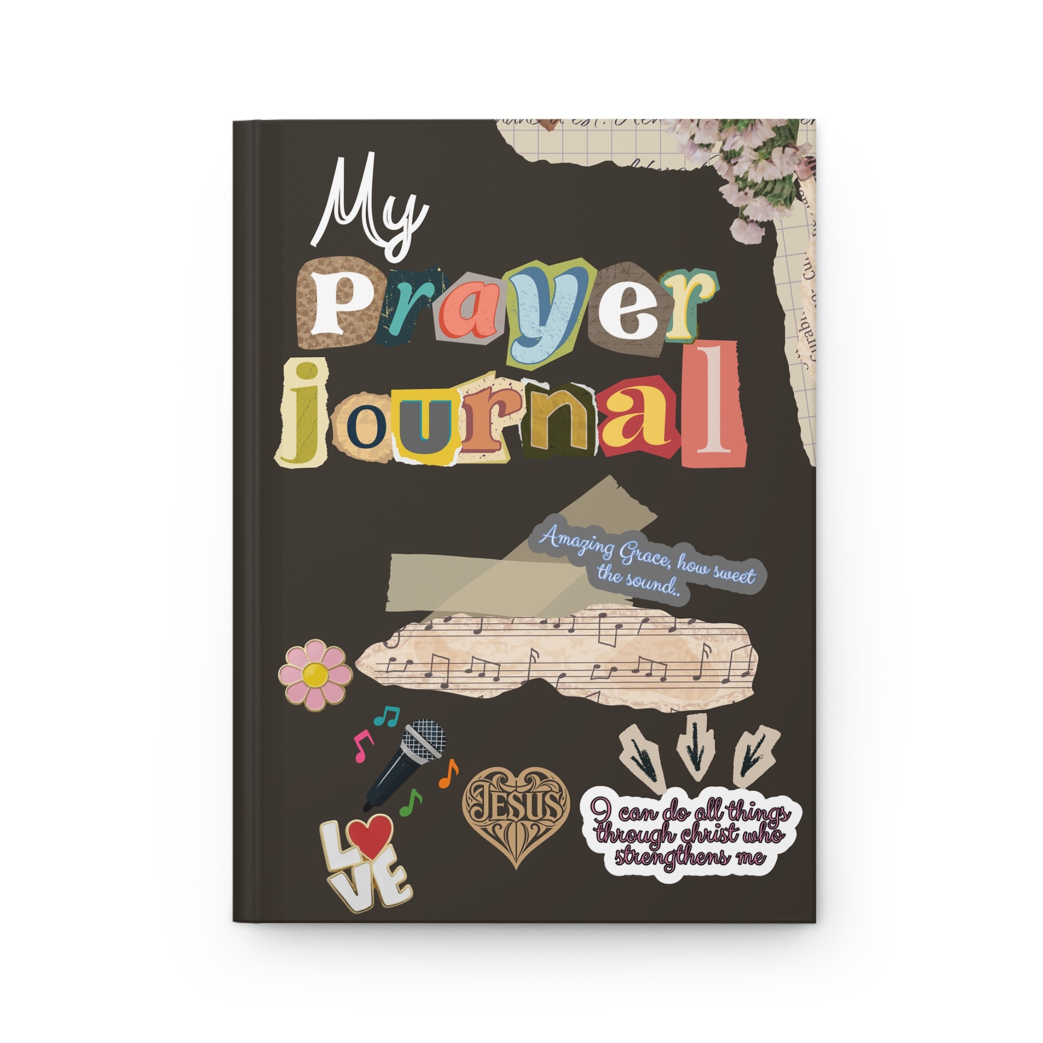 My Prayer Journal Hardcover | Scrapbook Style Christian Devotional for Teens & Kids