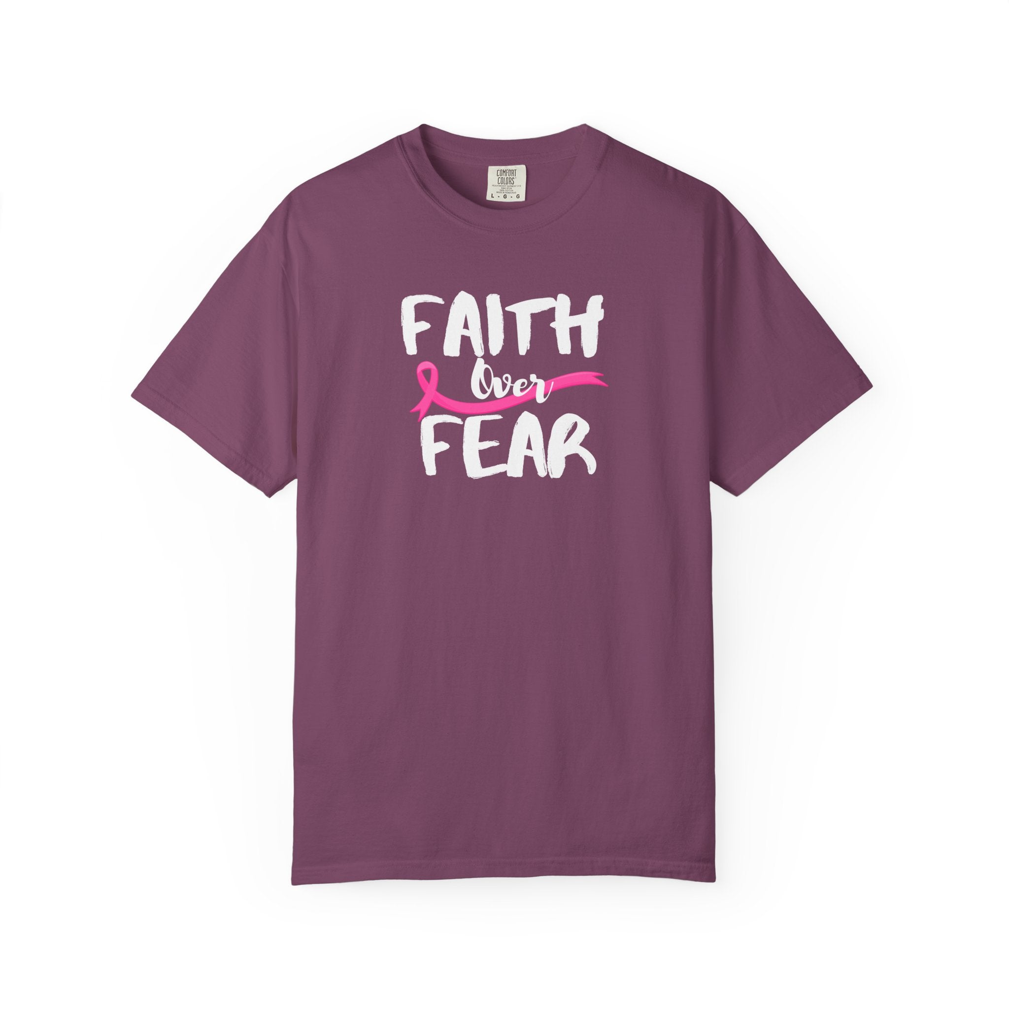 Faith Over Fear — Breast Cancer Awareness Tee