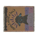 God's Little Lamb Woven Blanket | Lamb Nursery Throw, Personalized Name Option