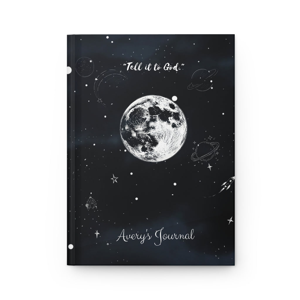 Moonlight Prayer Journal — "Tell it to God" Hardcover Journal
