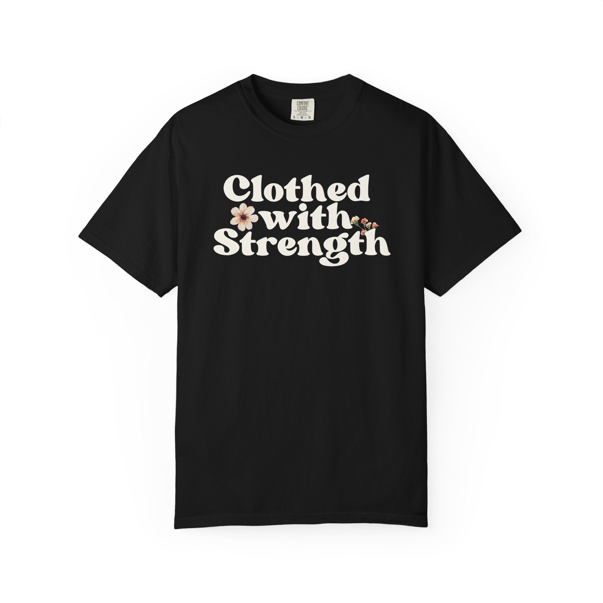 Clothed With Strength Vintage Graphic T-Shirt