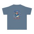 Youth T‑Shirt — "Born in Freedom, Saved by Grace" Patriotic Duck USA Tee