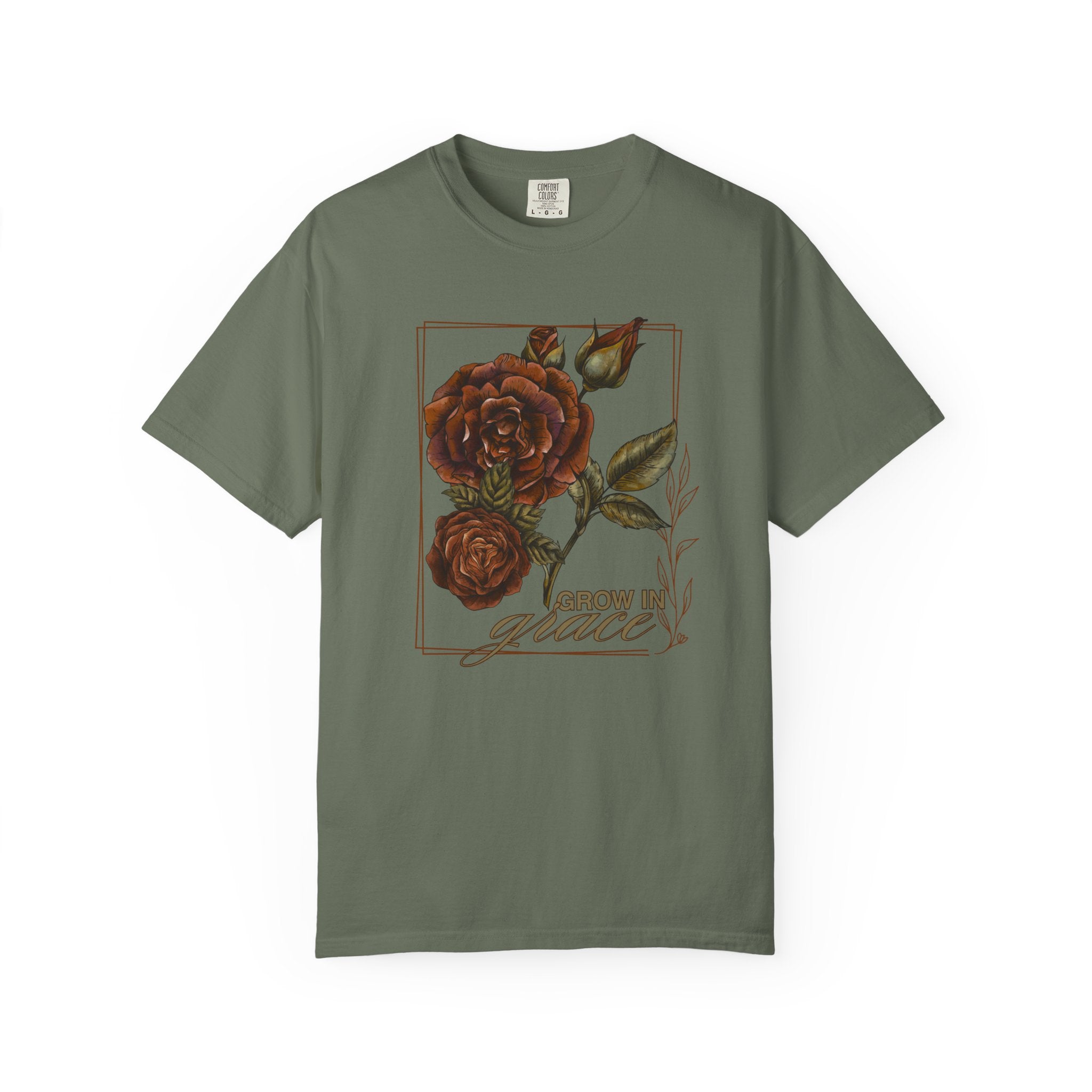 Grow in Grace Vintage Rose Tee