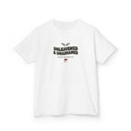 Kids T‑Shirt — "Unleavened & Unashamed" Funny Bible Easter Tee for Kids