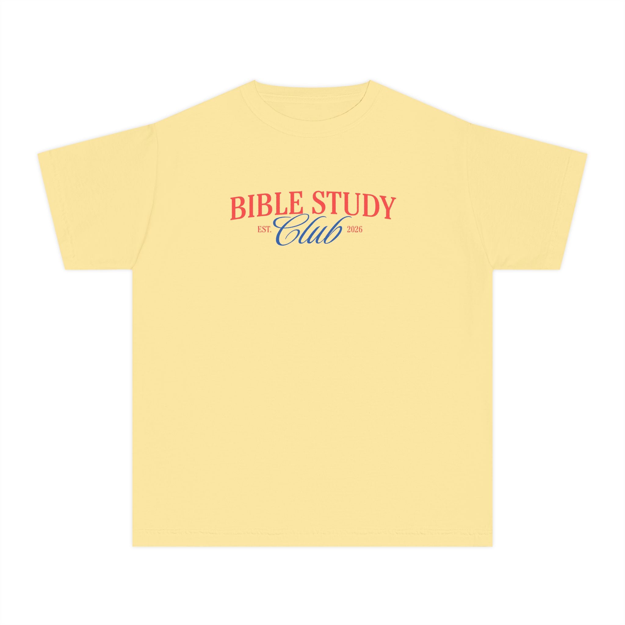 Bible Study Club Youth Tee —  Christian Youth Shirt