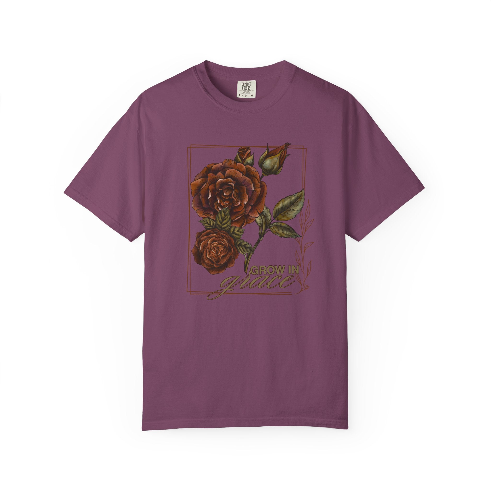Grow in Grace Vintage Rose Tee