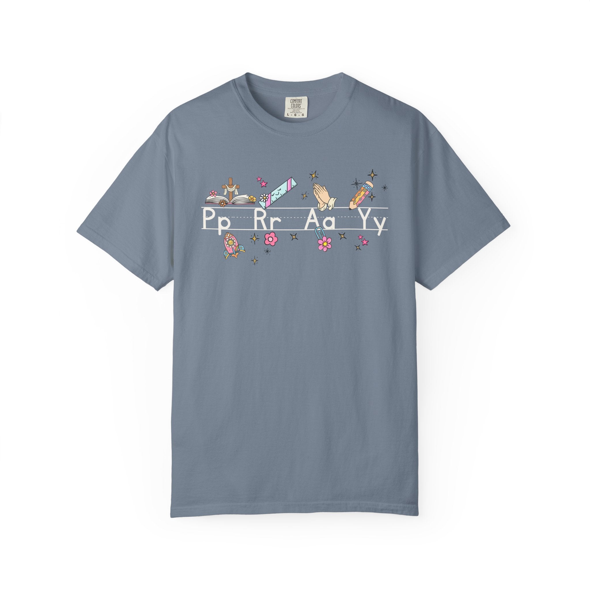 Cute Floral Alphabet Design (Pp Rr Aa Yy)