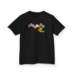 Kids "Bookworm" Graphic Tee — Colorful Reading Worm Shirt for Little Readers