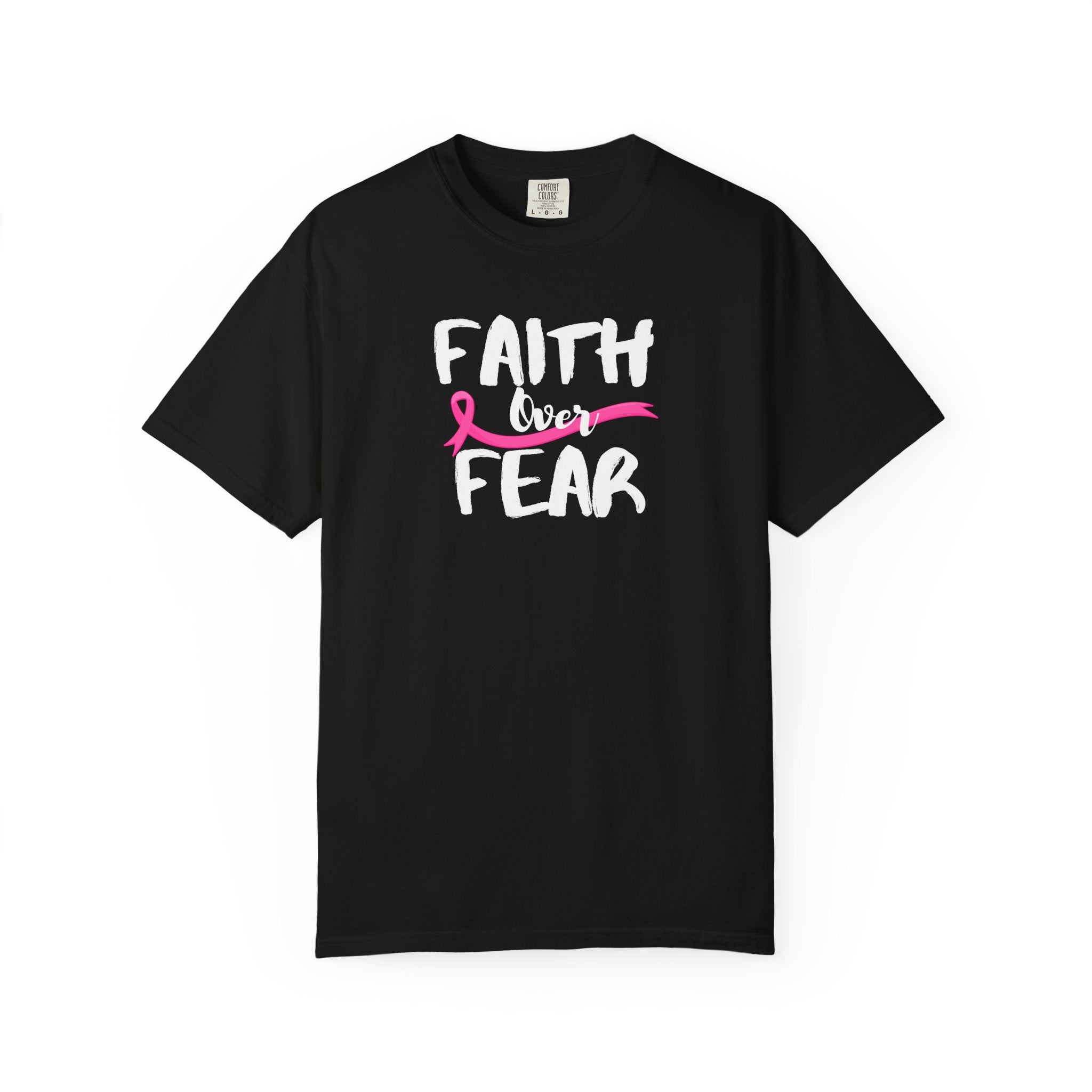 Faith Over Fear — Breast Cancer Awareness Tee
