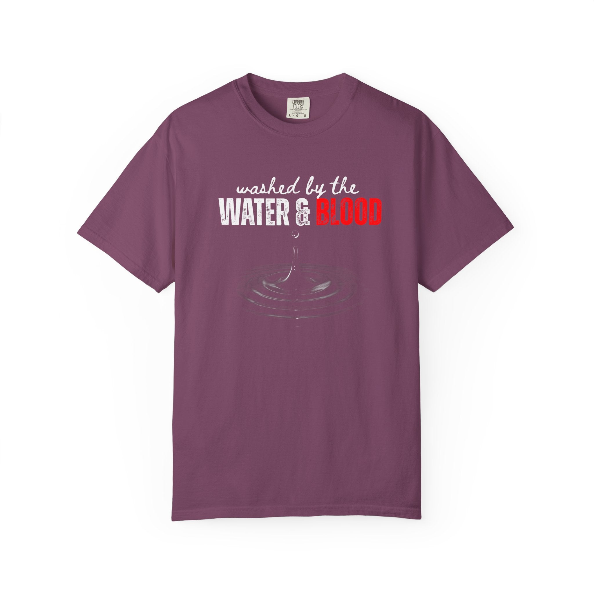 Washed by the Water & Blood Christian T-Shirt