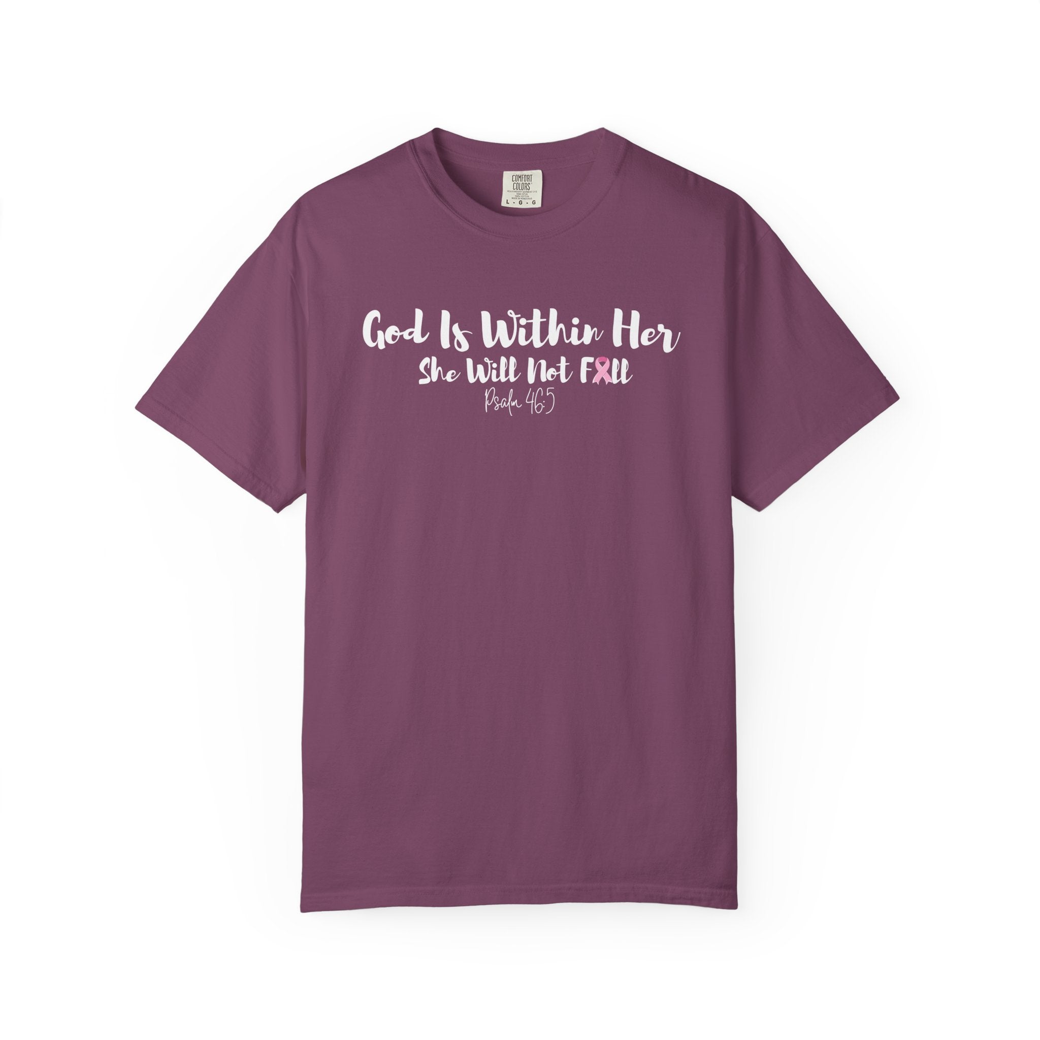 God Is Within Her Tee (She Will Not Fall)