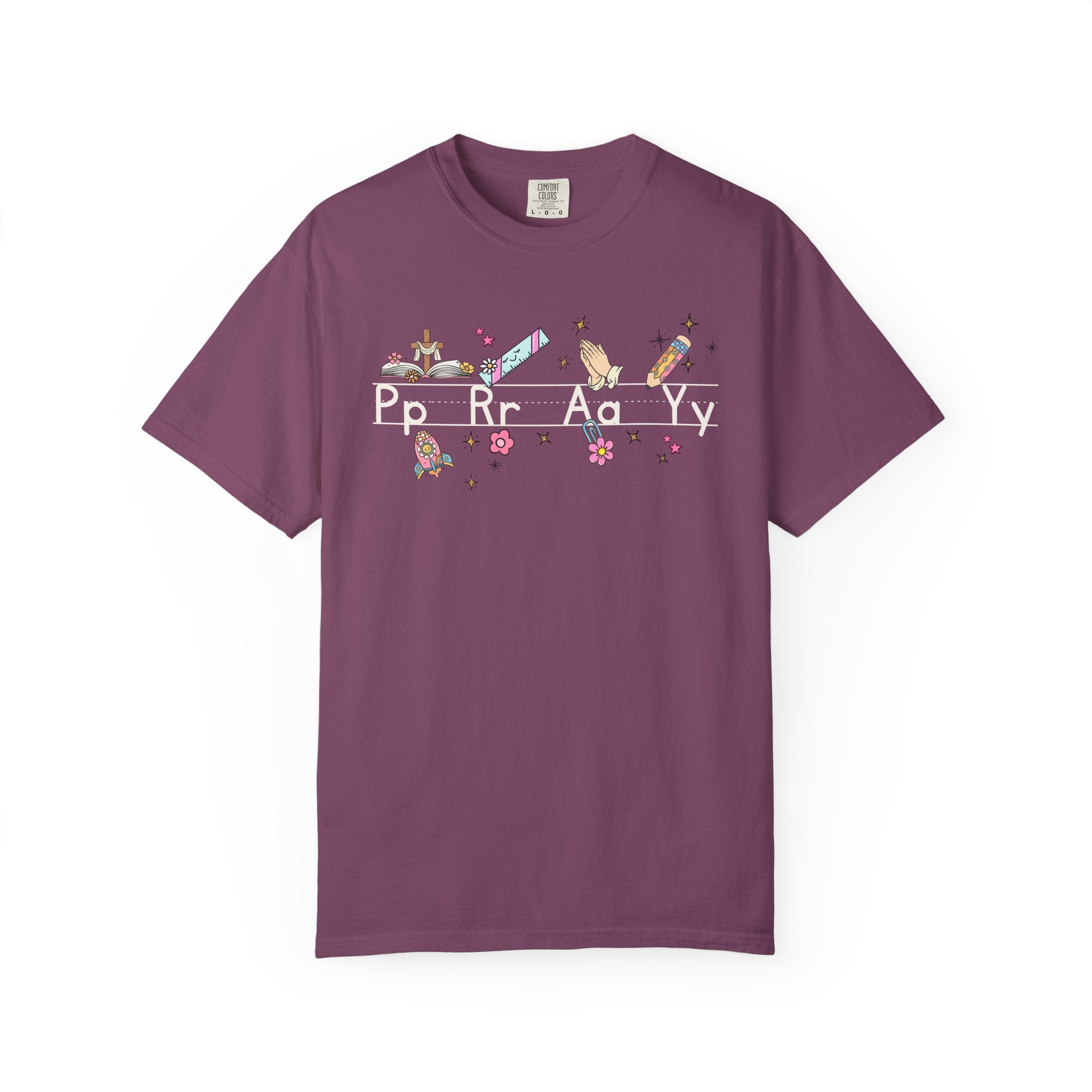 Cute Floral Alphabet Design (Pp Rr Aa Yy)