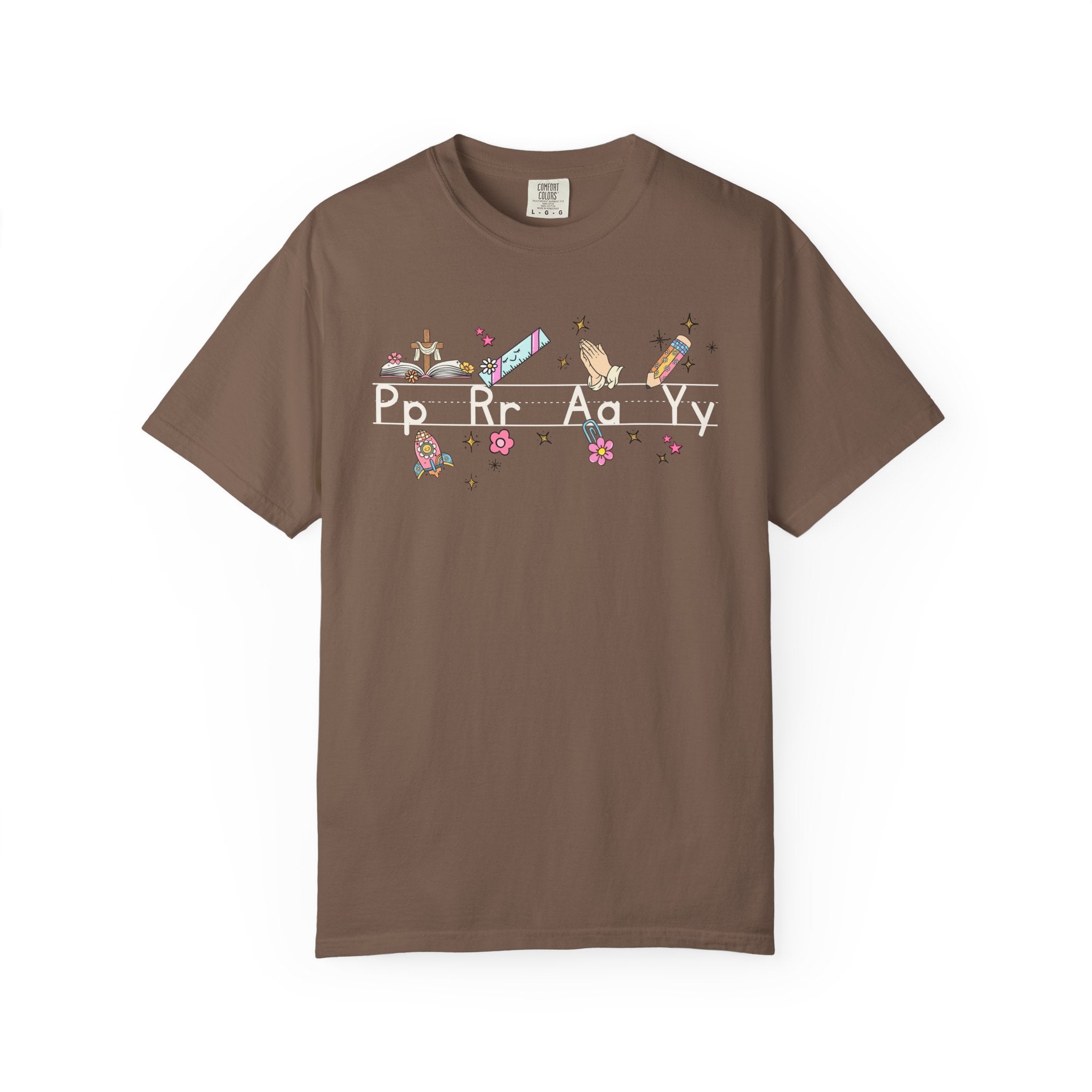 Cute Floral Alphabet Design (Pp Rr Aa Yy)