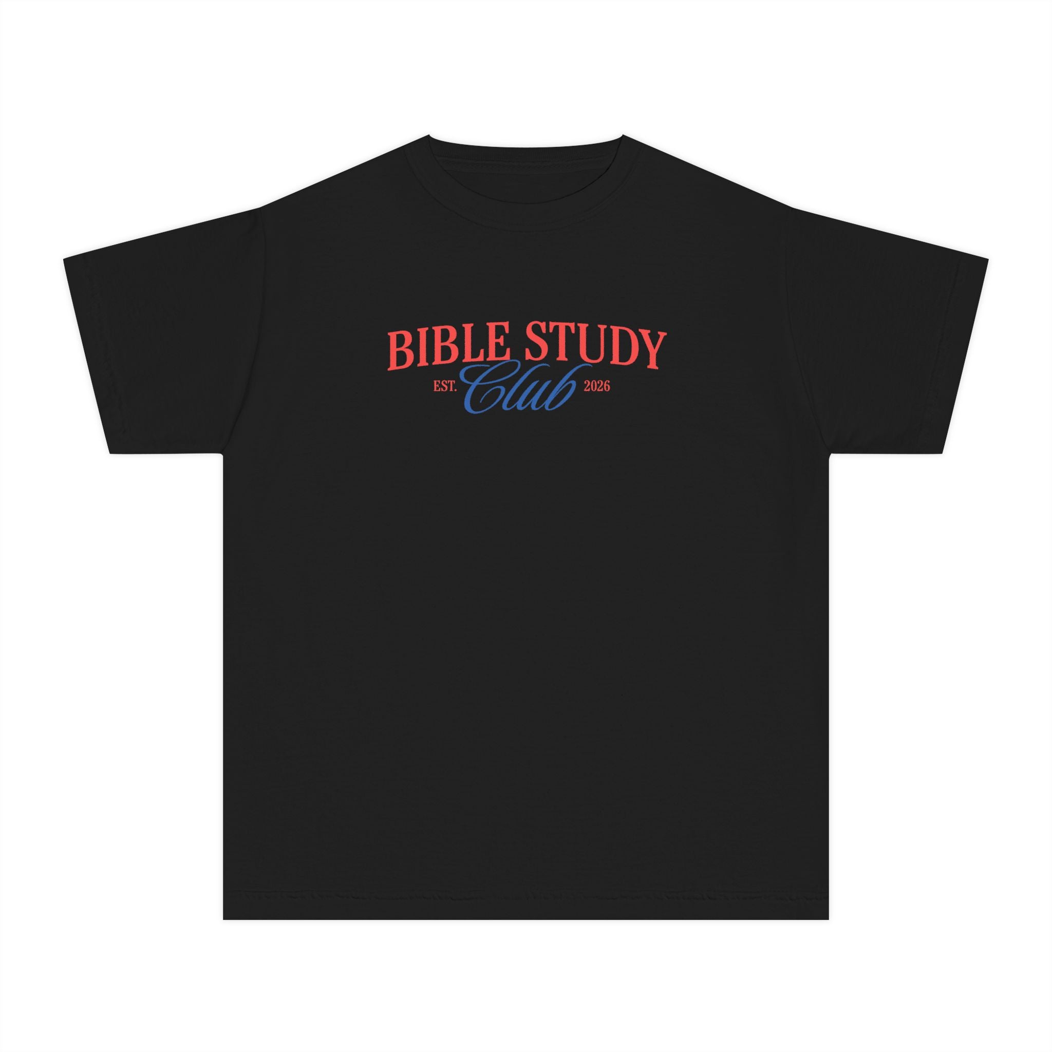 Bible Study Club Youth Tee —  Christian Youth Shirt