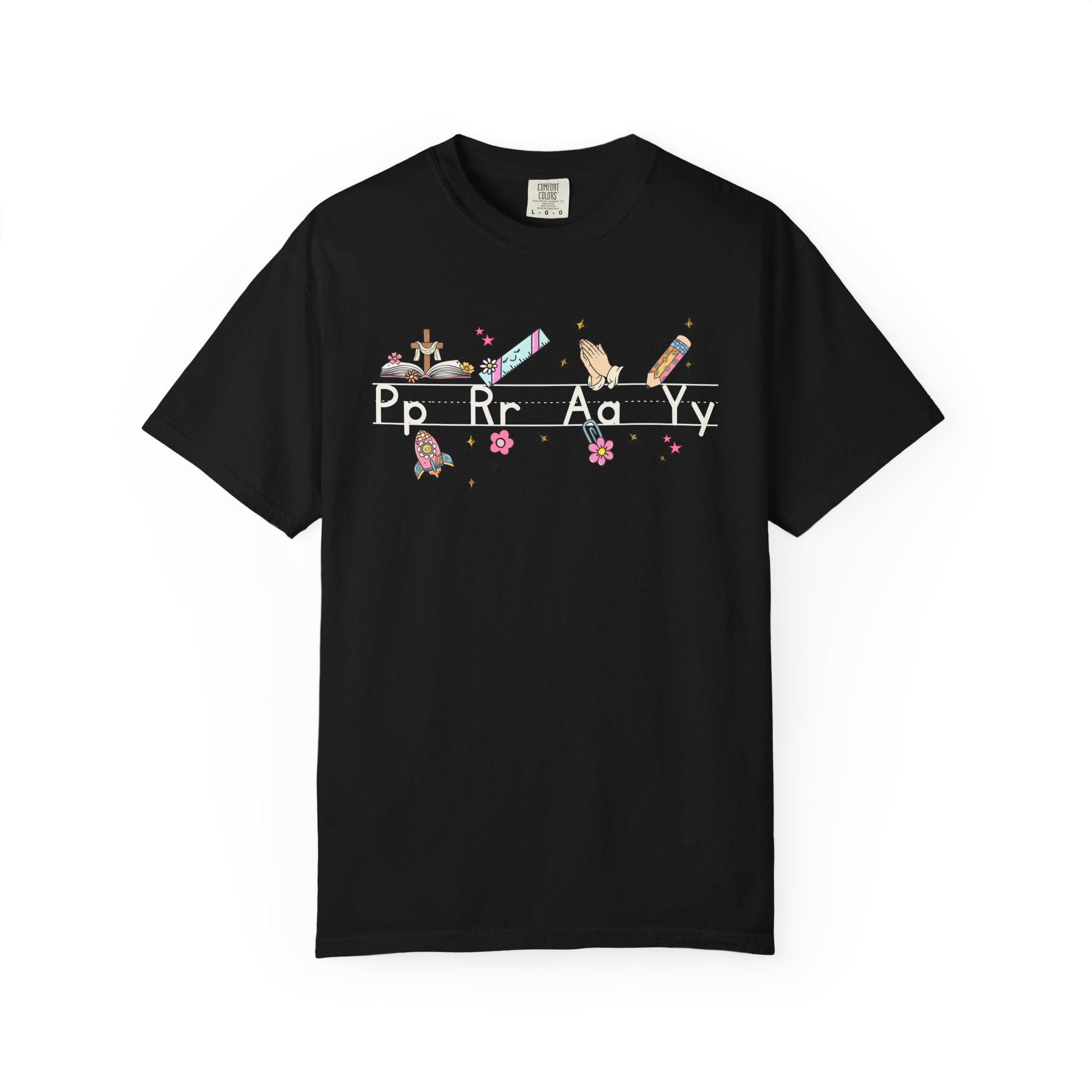 Cute Floral Alphabet Design (Pp Rr Aa Yy)