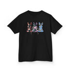 Kids Floral Bunny T-Shirt — Colorful Easter Rabbit Trio Tee