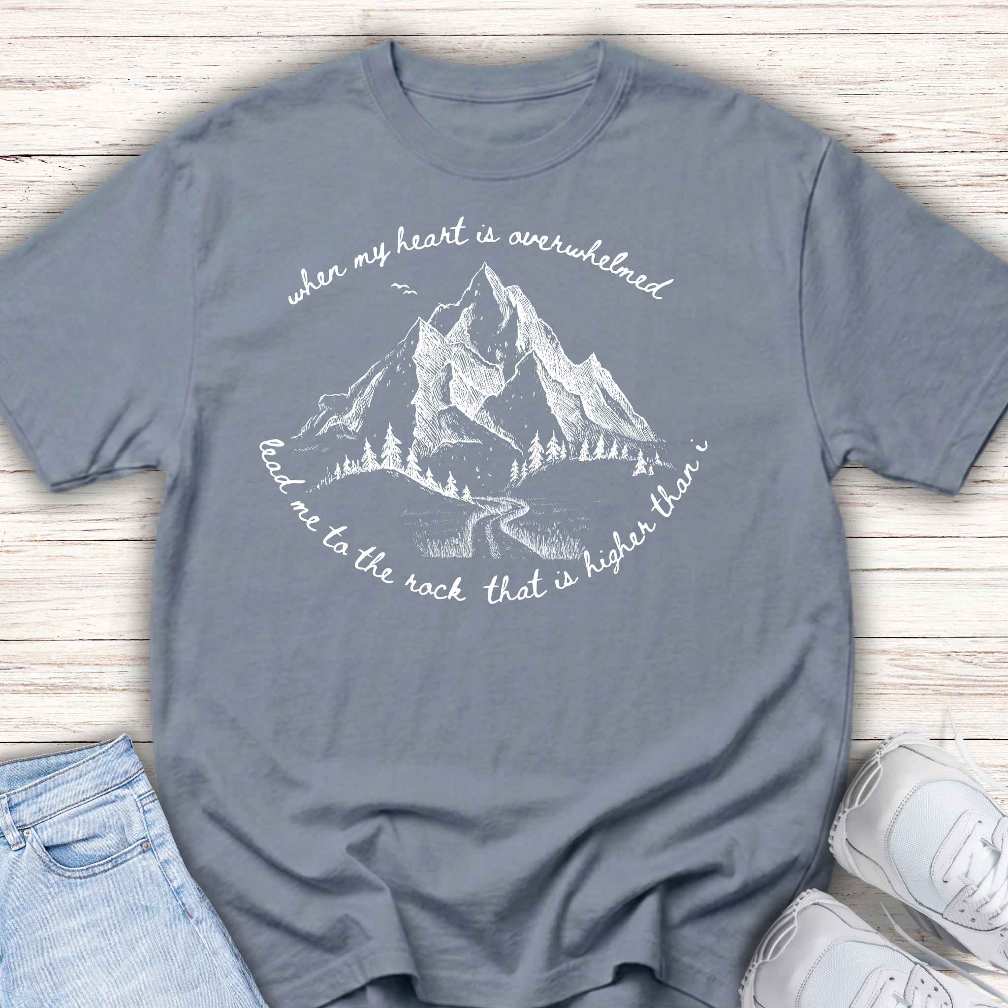 when my heart is overwhelmed youth tee