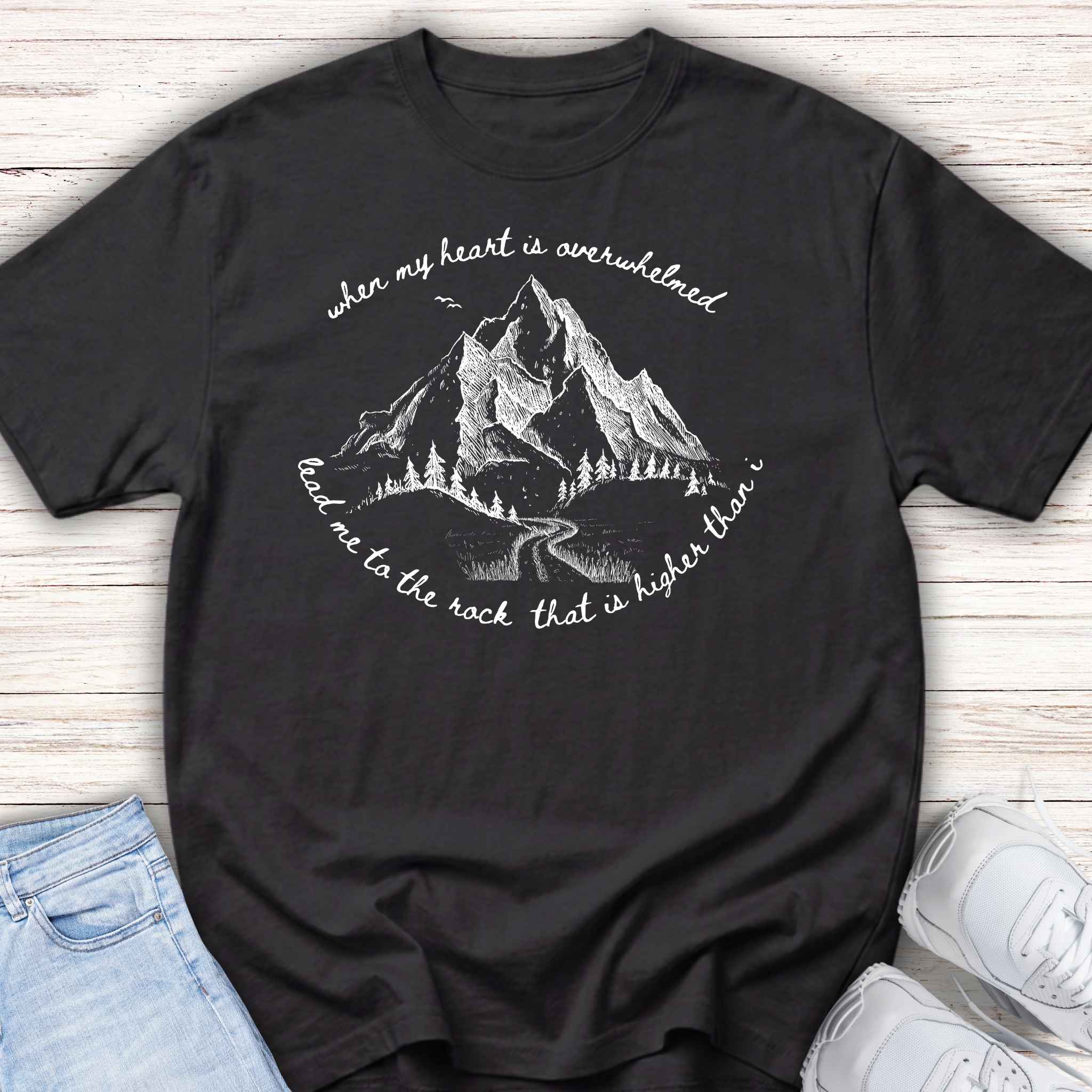 when my heart is overwhelmed youth tee