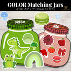 Toddler Color Matching Game, Toddler Color Printable